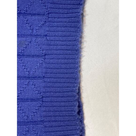 Pendleton VINTAGE 100% Virgin Wool Women's Cable Knit Sweater Vest Lavendar L - Picture 12 of 12